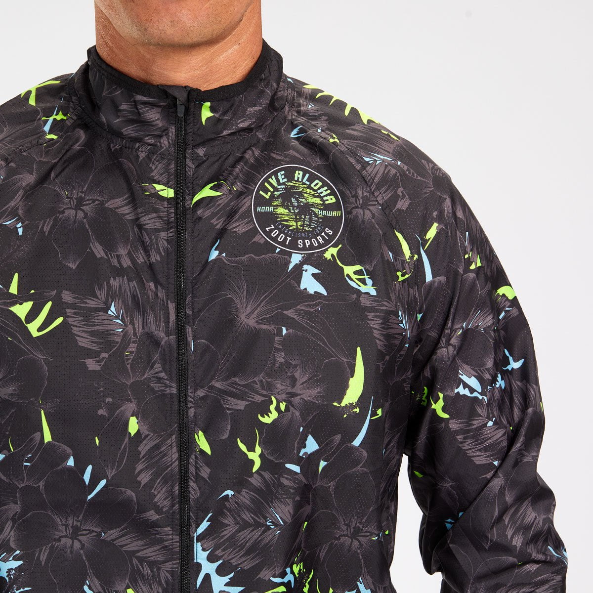 Zoot Sports RUN TOPS MENS LTD RUN JACKET - LIVE ALOHA