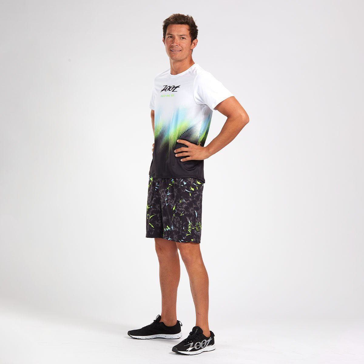 Zoot Sports Run Tops Mens LTD Run Tee - Live Aloha