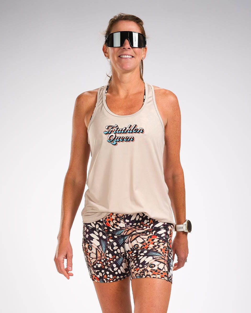 Zoot Sports Run Tops Womens LTD Run Singlet - Tri Queen