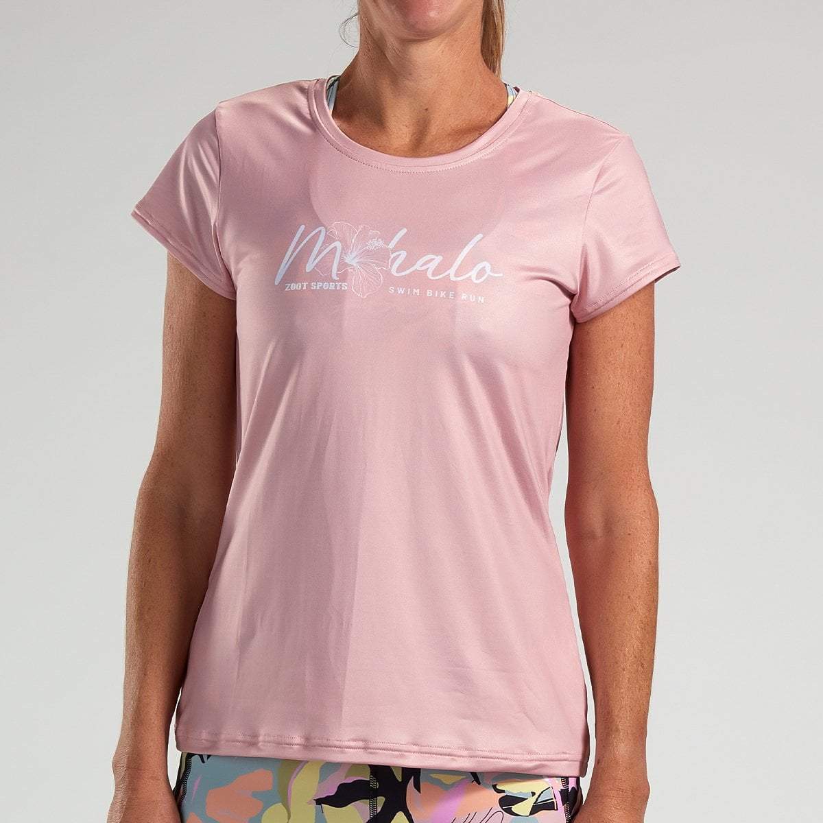 Zoot Sports Womens LTD Run Tee - Pink Mahalo