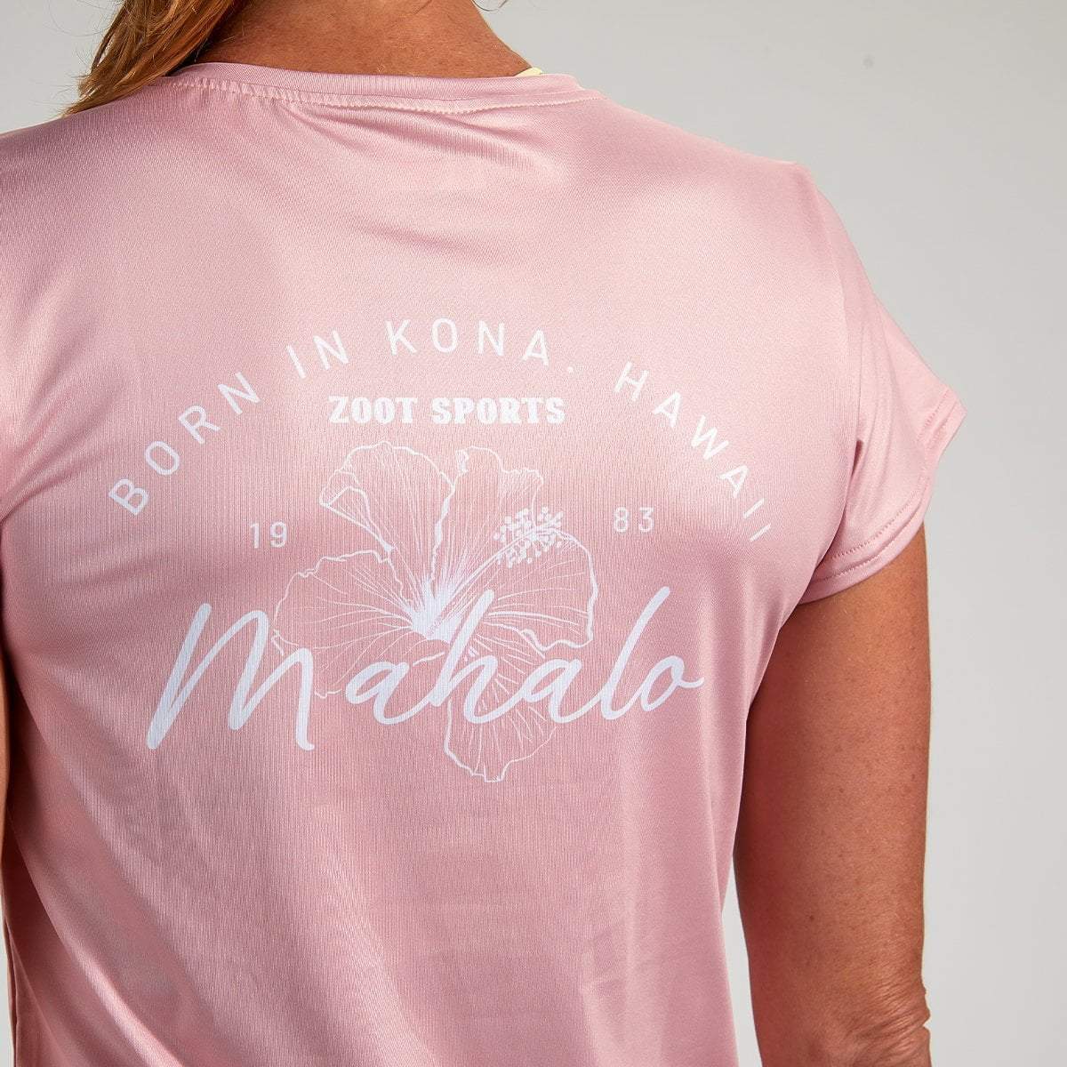 Zoot Sports Run Tops Womens LTD Run Tee - Pink Mahalo