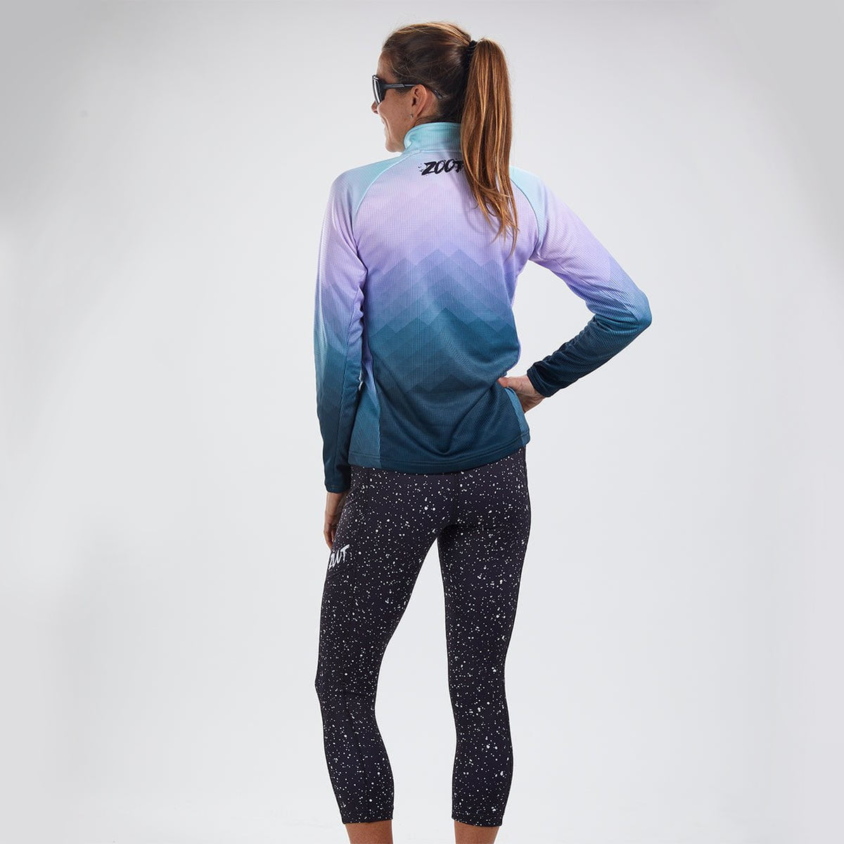 Zoot Sports Run Tops Womens LTD Run Thermo Half Zip - Kona Ice