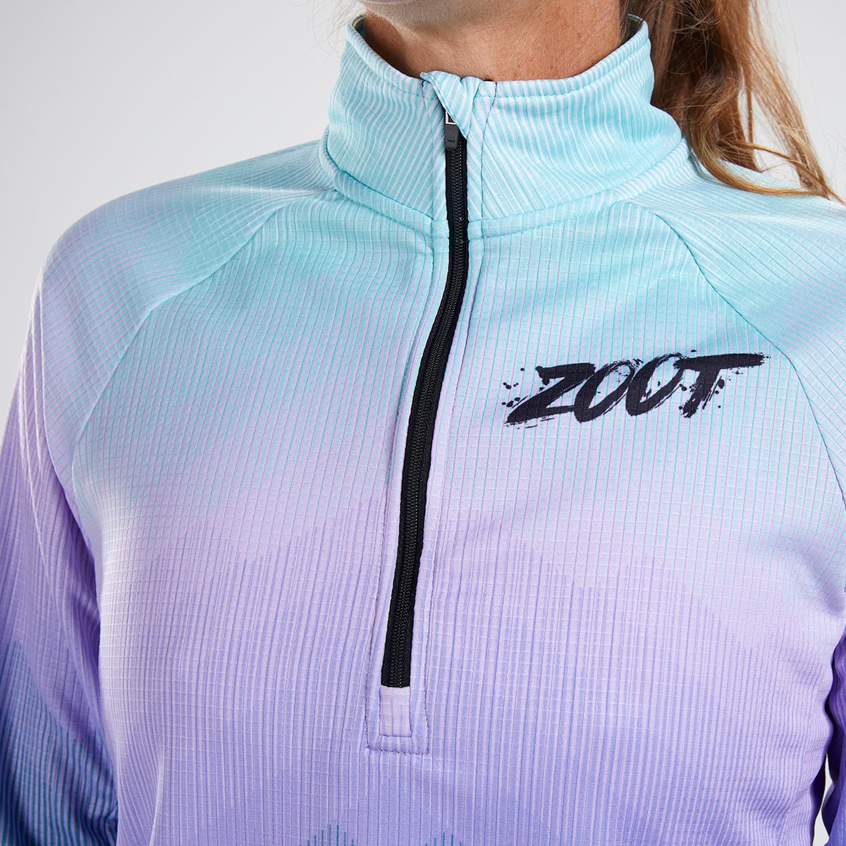 Zoot Sports Run Tops Womens LTD Run Thermo Half Zip - Kona Ice