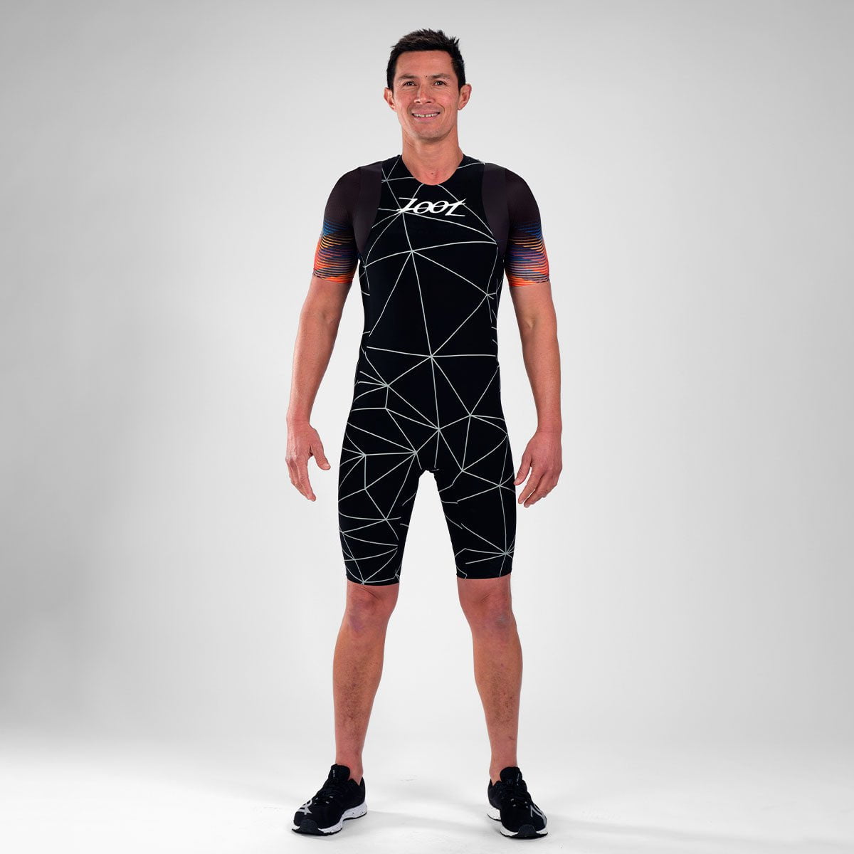 Zoot Men's Wikiwiki Speedzoot Swimskin in Black/Silver, image 11