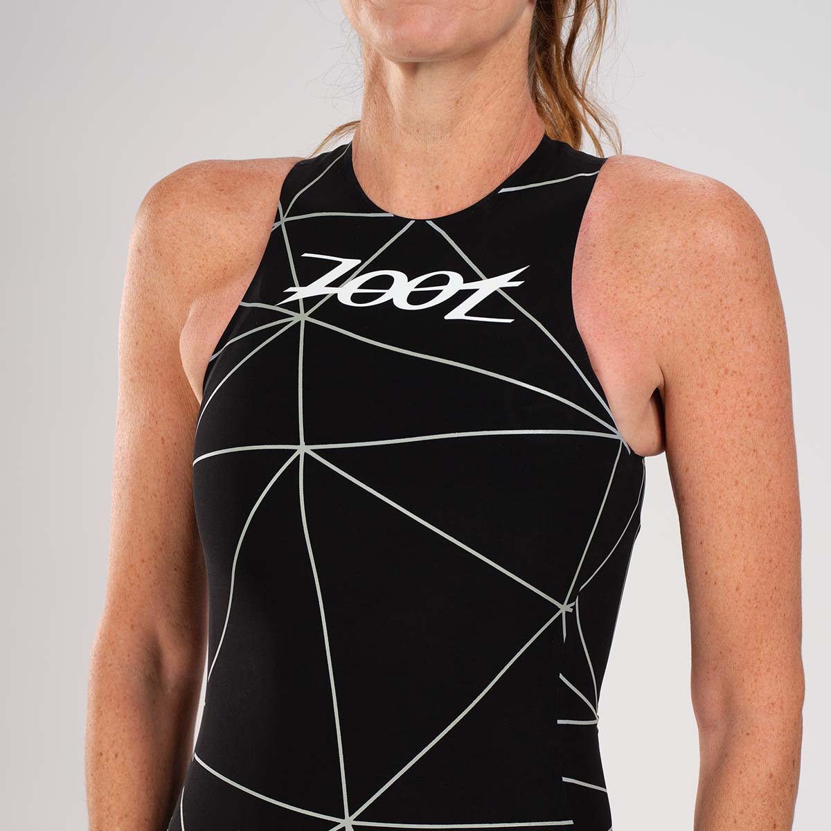 Zoot Women's Wikiwiki Speedzoot Swimskin in Black/Silver, image 3