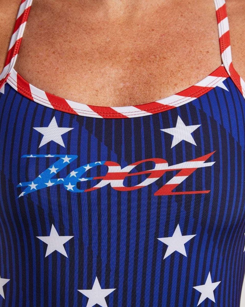 Zoot Sports SWIMSUIT WOMENS LTD SWIMSUIT - STARS & STRIPES