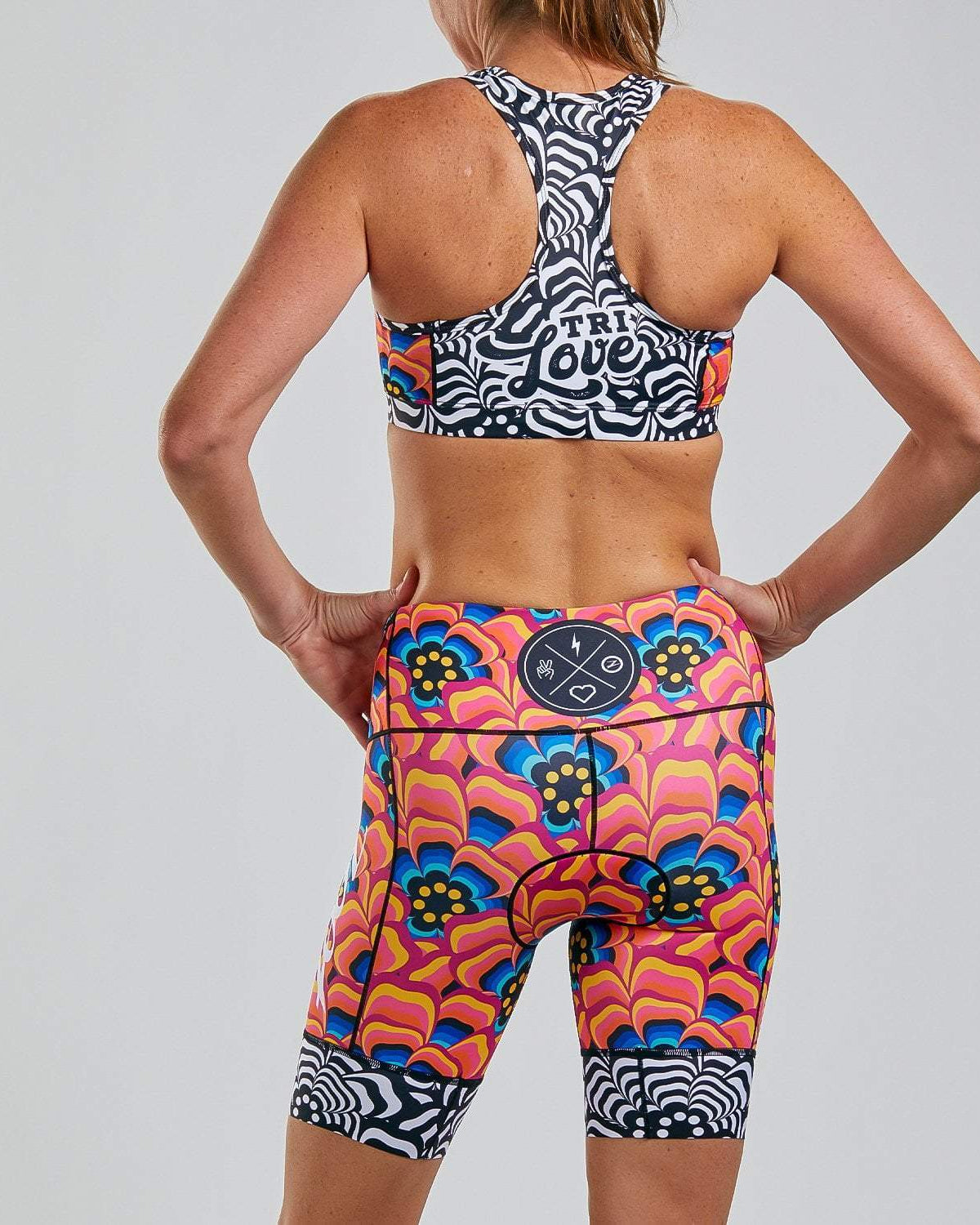 Zoot Sports TRI APPAREL WOMENS LTD TRI 8 " SHORT - TRI LOVE