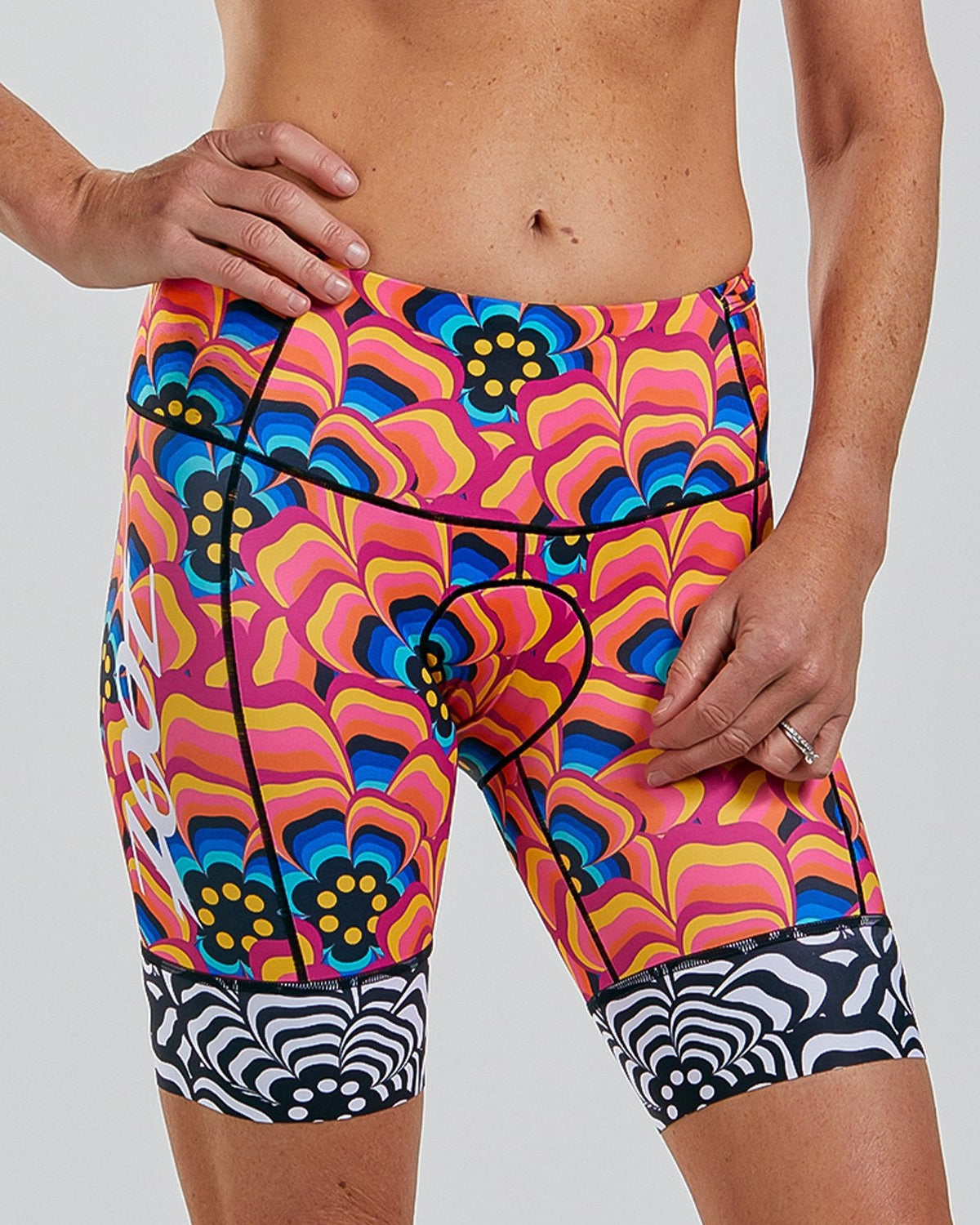 Zoot Sports Womens LTD Triathlon 8 Inch Short - Tri Love