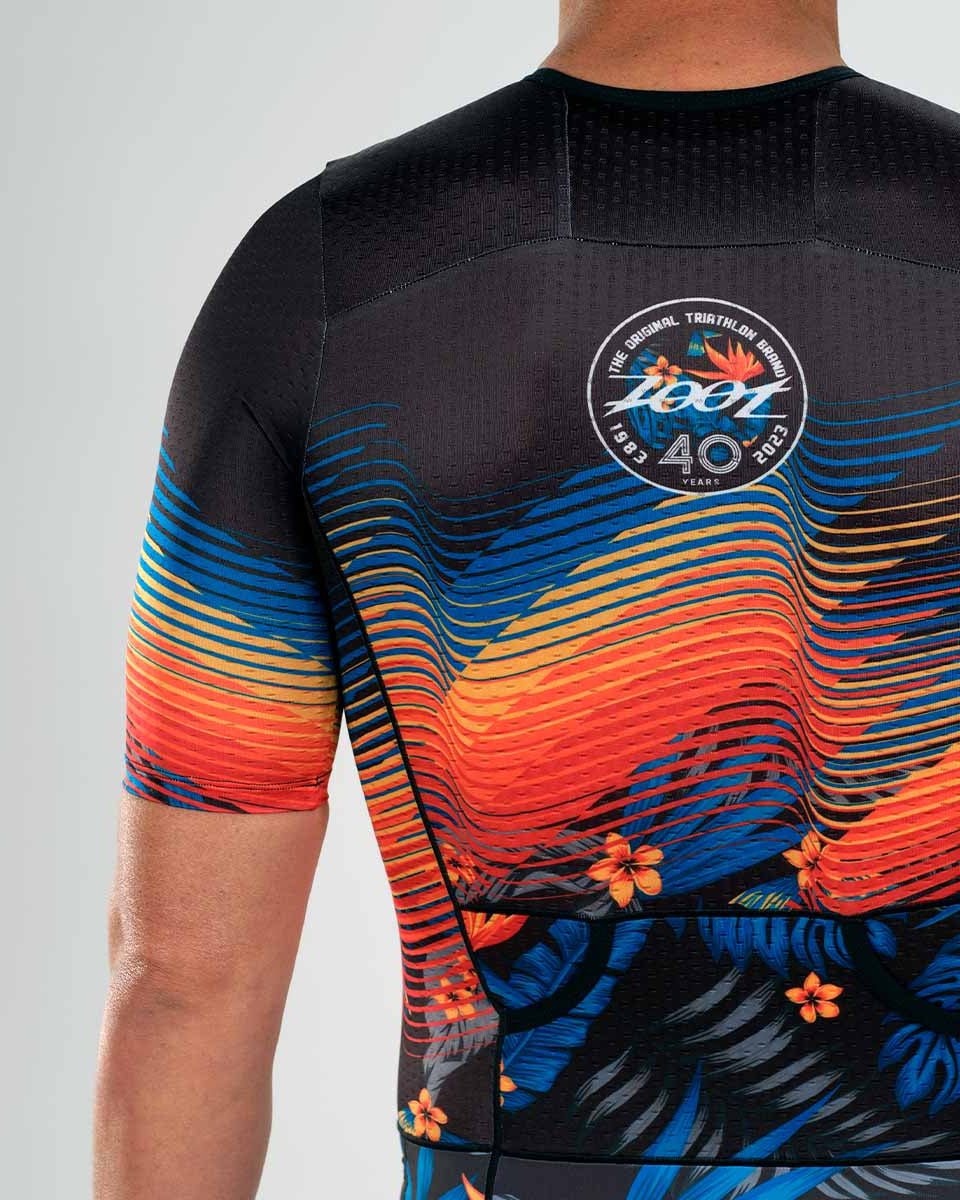 Zoot Sports Triathlon Racesuits Mens LTD Triathlon Aero Full Zip Racesuit - 40 Years
