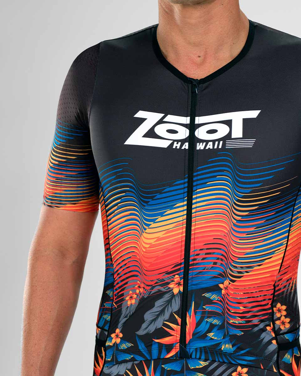 Zoot Sports Triathlon Racesuits Mens LTD Triathlon Aero Full Zip Racesuit - 40 Years