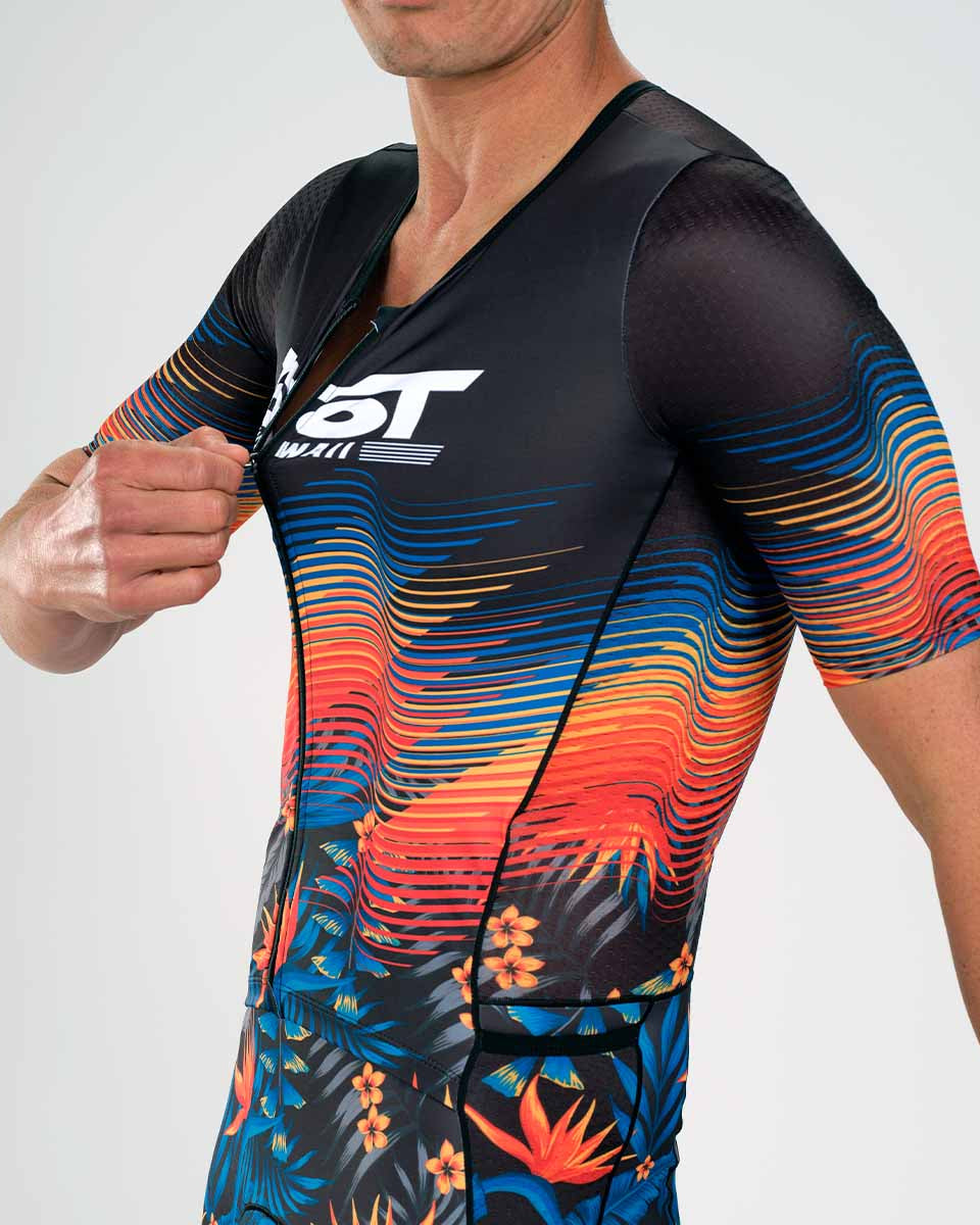 Zoot Sports Triathlon Racesuits Mens LTD Triathlon Aero Full Zip Racesuit - 40 Years