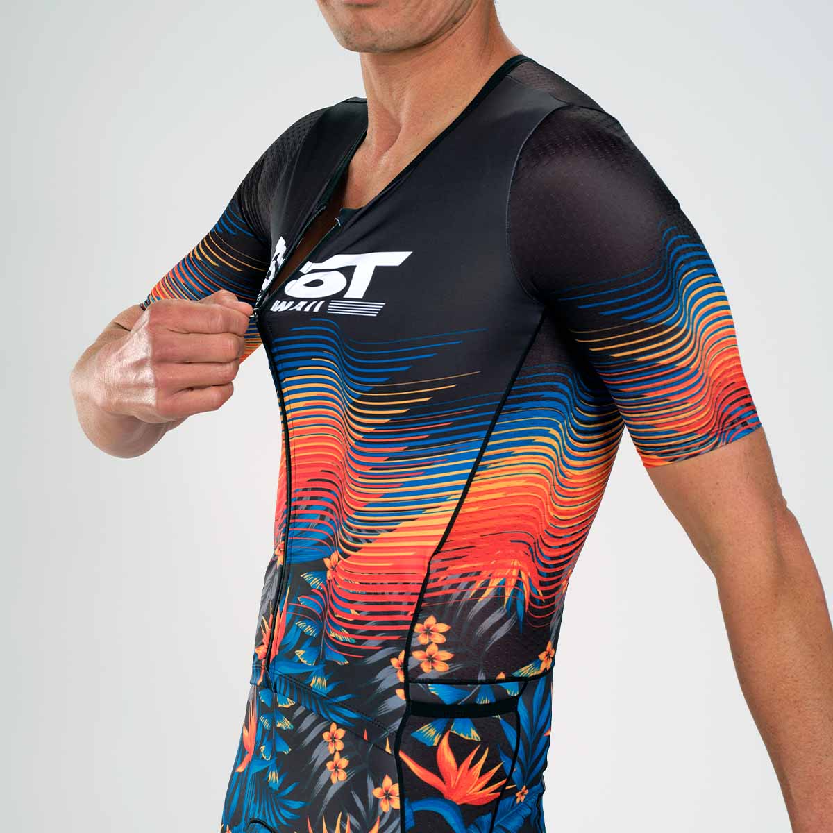 Zoot Sports Triathlon Racesuits Mens LTD Triathlon Aero Full Zip Racesuit - 40 Years