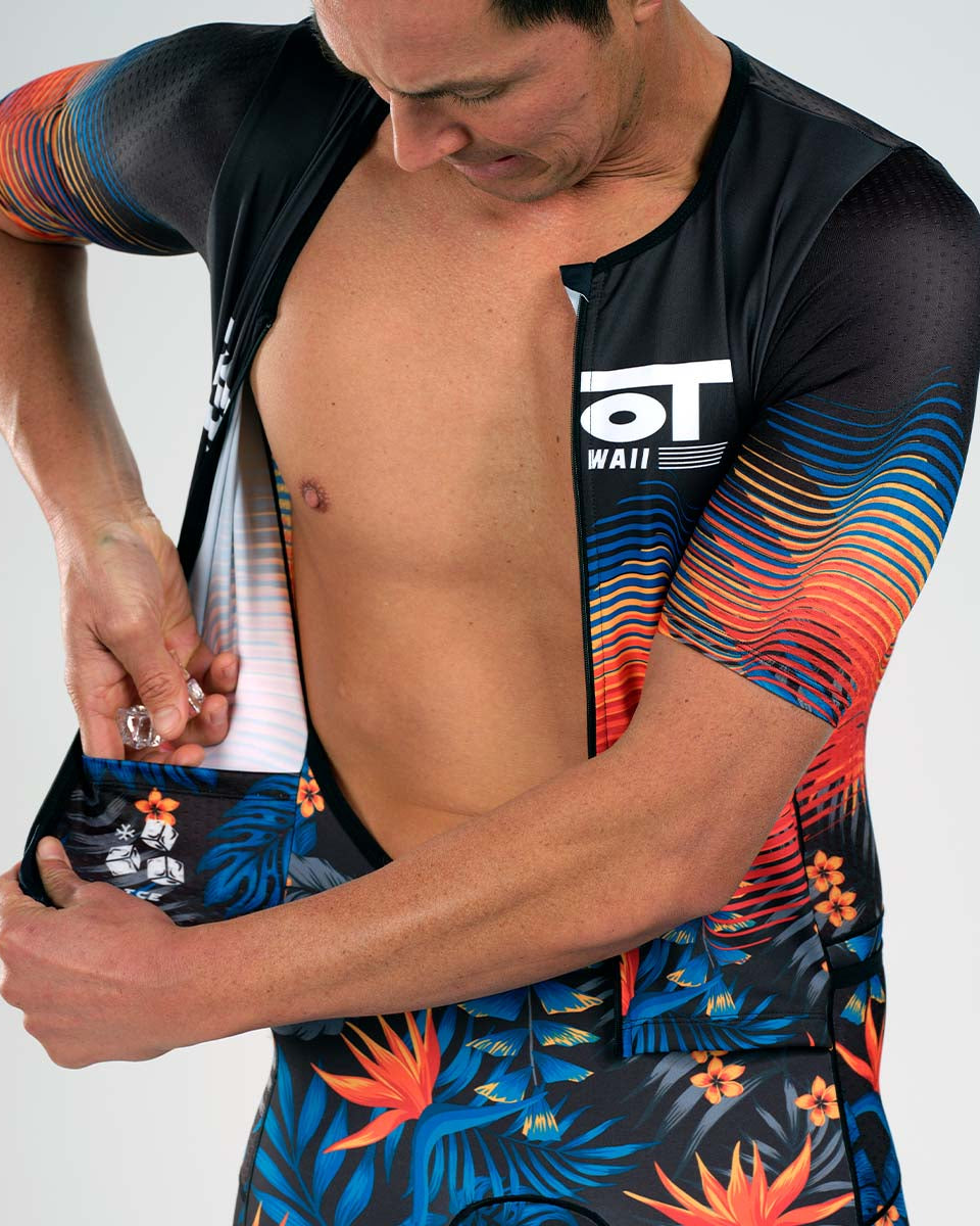 Zoot Sports Triathlon Racesuits Mens LTD Triathlon Aero Full Zip Racesuit - 40 Years