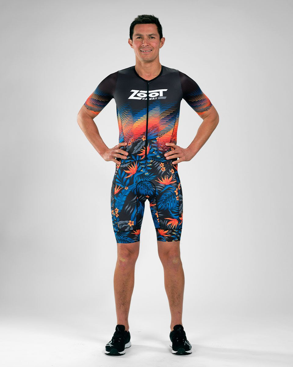 Zoot Sports Triathlon Racesuits Mens LTD Triathlon Aero Full Zip Racesuit - 40 Years
