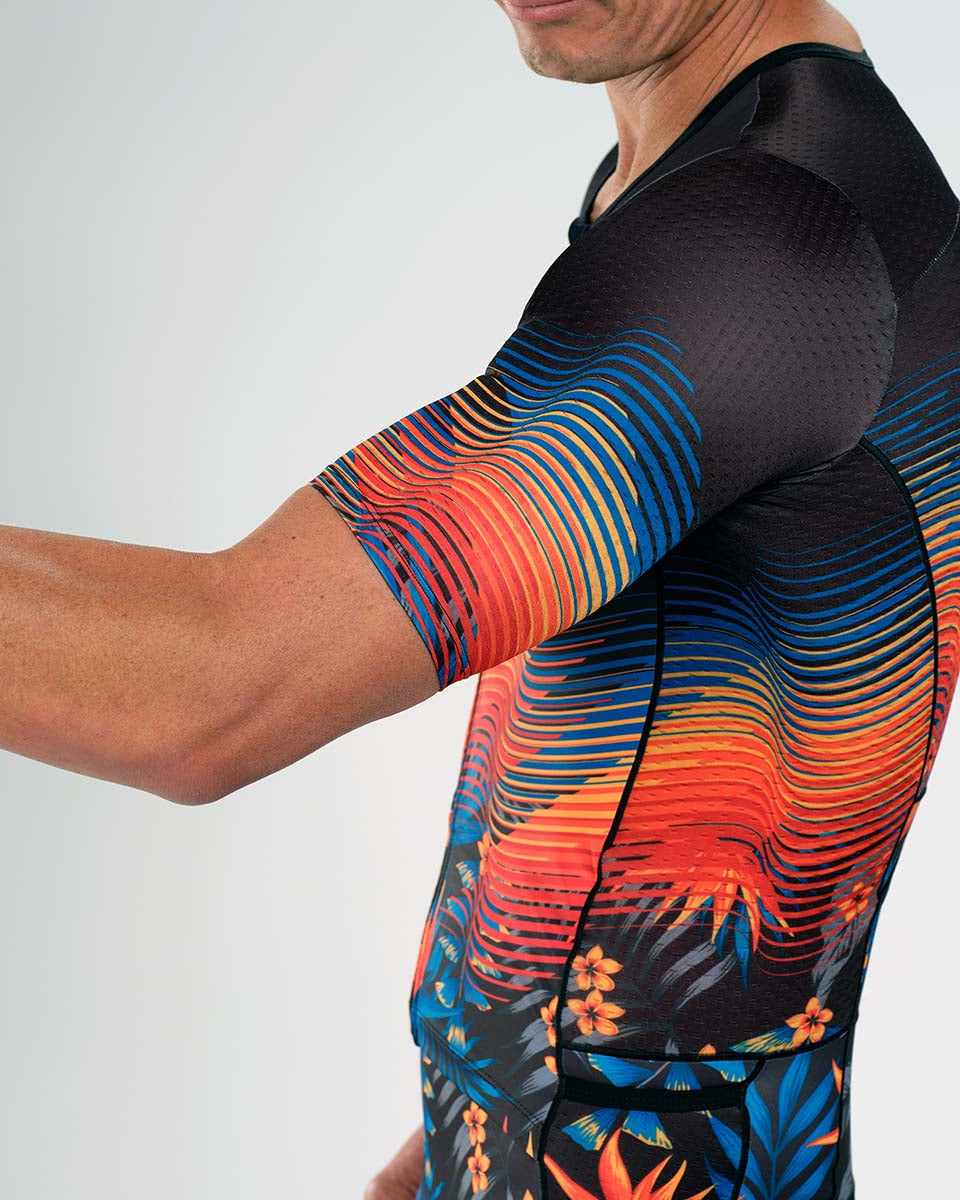 Zoot Sports Triathlon Racesuits Mens LTD Triathlon Aero Full Zip Racesuit - 40 Years