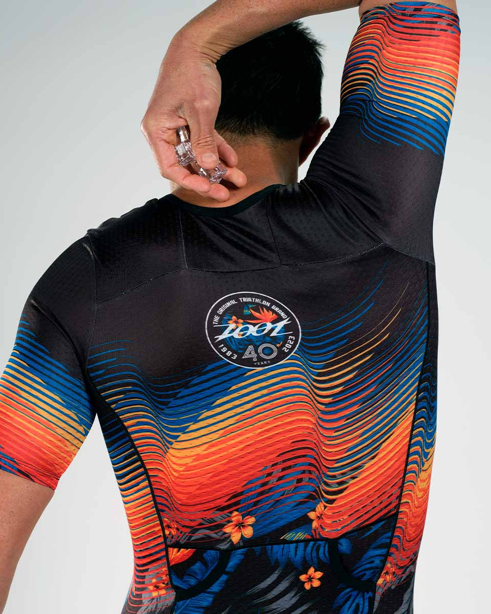 Zoot Sports Triathlon Racesuits Mens LTD Triathlon Aero Full Zip Racesuit - 40 Years