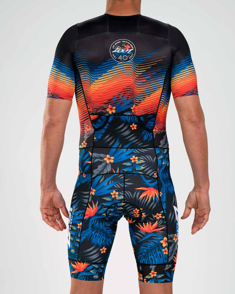 Zoot Sports Triathlon Racesuits Mens LTD Triathlon Aero Full Zip Racesuit - 40 Years