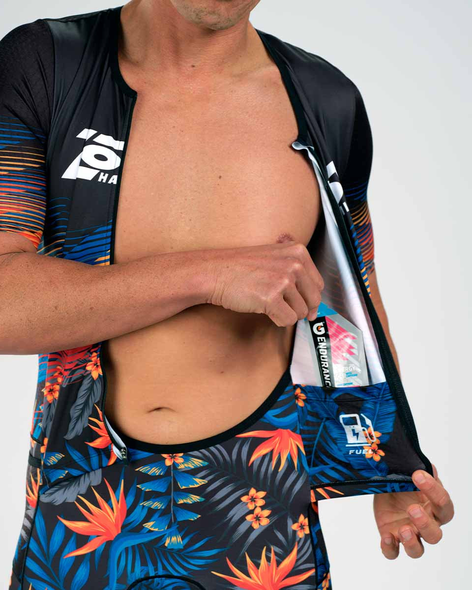 Zoot Sports Triathlon Racesuits Mens LTD Triathlon Aero Full Zip Racesuit - 40 Years