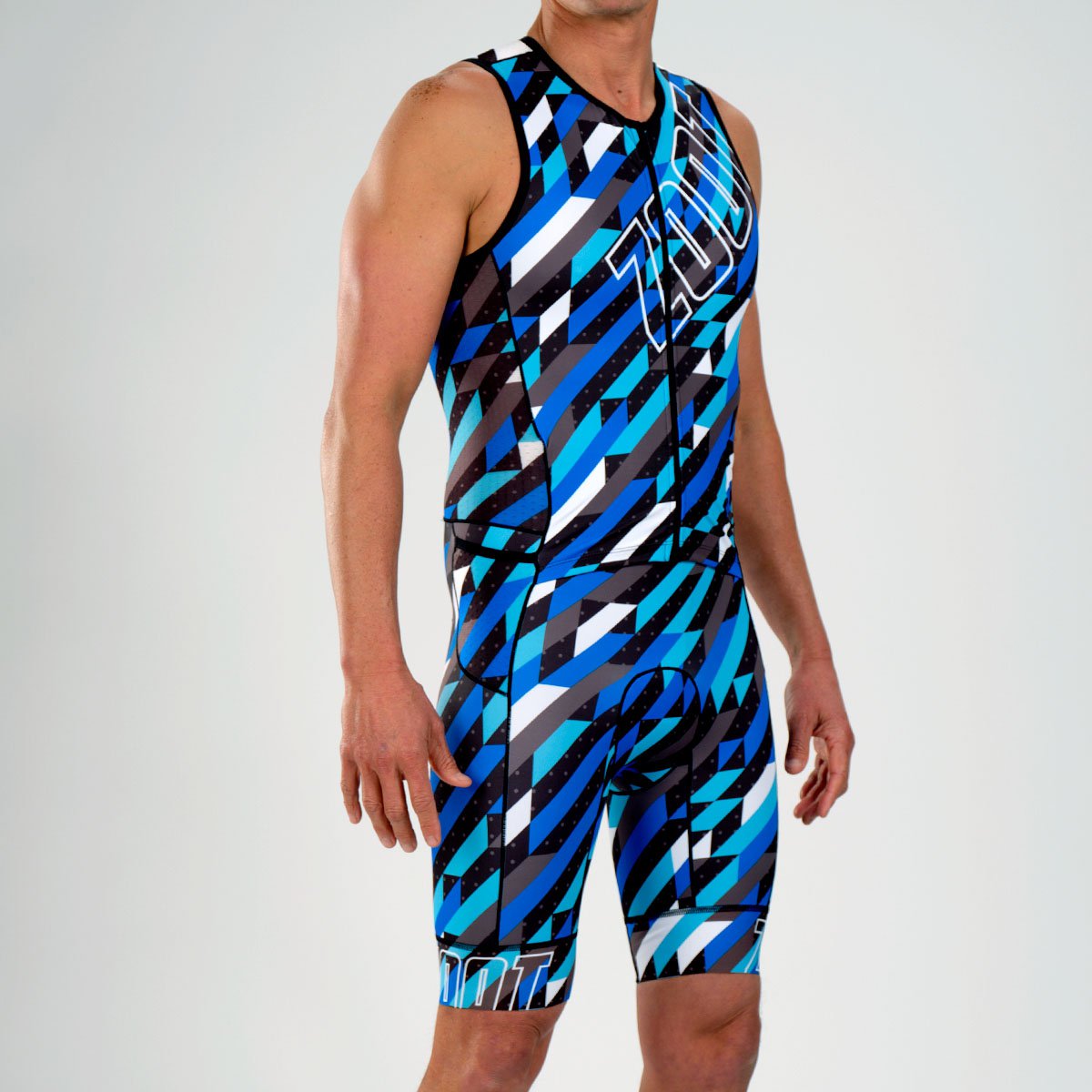 Zoot Sports Triathlon Racesuits Mens LTD Triathlon Sleeveless Full Zip Racesuit - Unbreakable