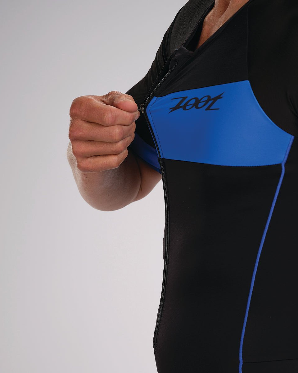 Zoot Sports Triathlon Racesuits Mens Core Plus Aero Racesuit Royal Blue