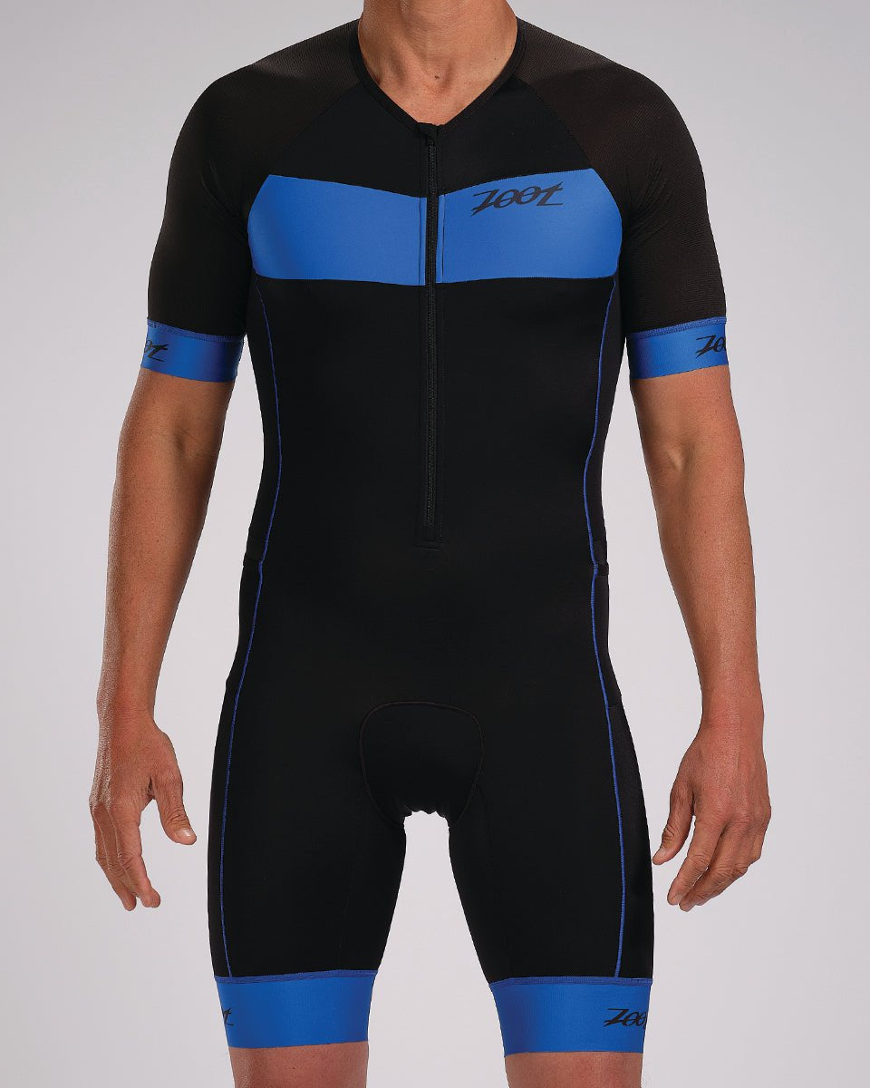 Zoot Sports Triathlon Racesuits Mens Core Plus Aero Racesuit Royal Blue