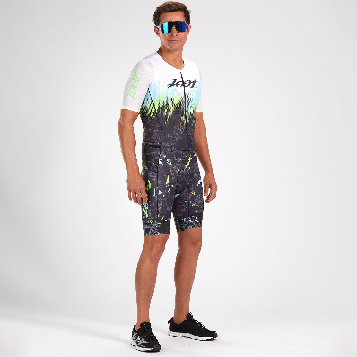Zoot Sports Triathlon Racesuits Mens LTD Triathlon Aero Full Zip Racesuit - Live Aloha