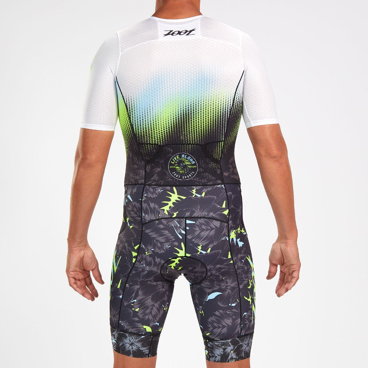 Zoot Sports Triathlon Racesuits Mens LTD Triathlon Aero Full Zip Racesuit - Live Aloha