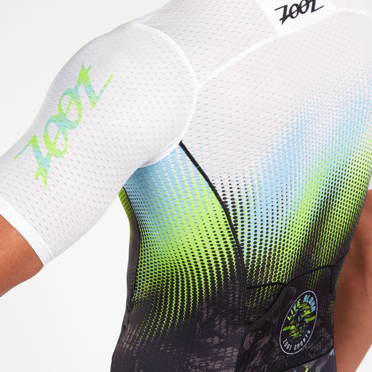 Zoot Sports Triathlon Racesuits Mens LTD Triathlon Aero Full Zip Racesuit - Live Aloha