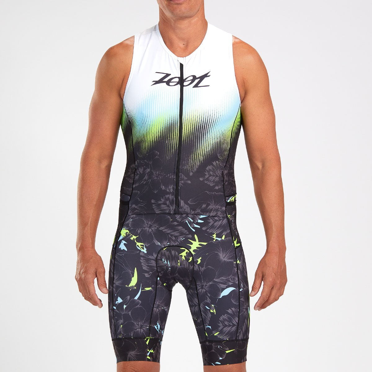 Zoot Sports TRI RACESUITS MENS LTD TRI SLVS FZ RACESUIT - LIVE ALOHA