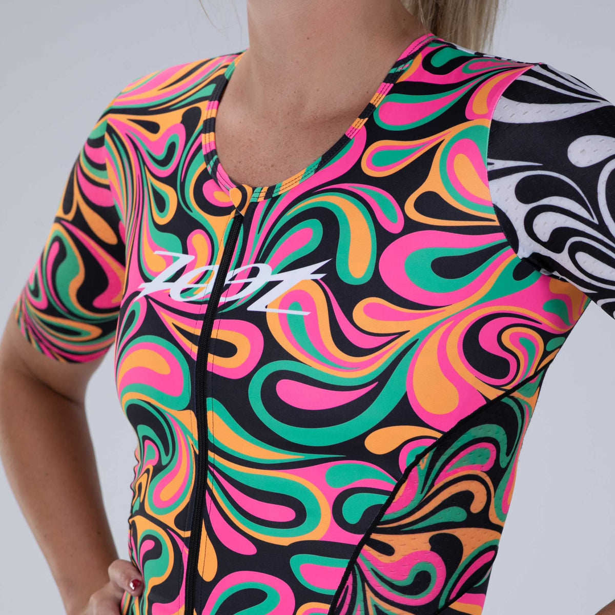 Zoot Sports TRI RACESUITS Womens LTD Triathlon Aero Full Zip Racesuit - Fab