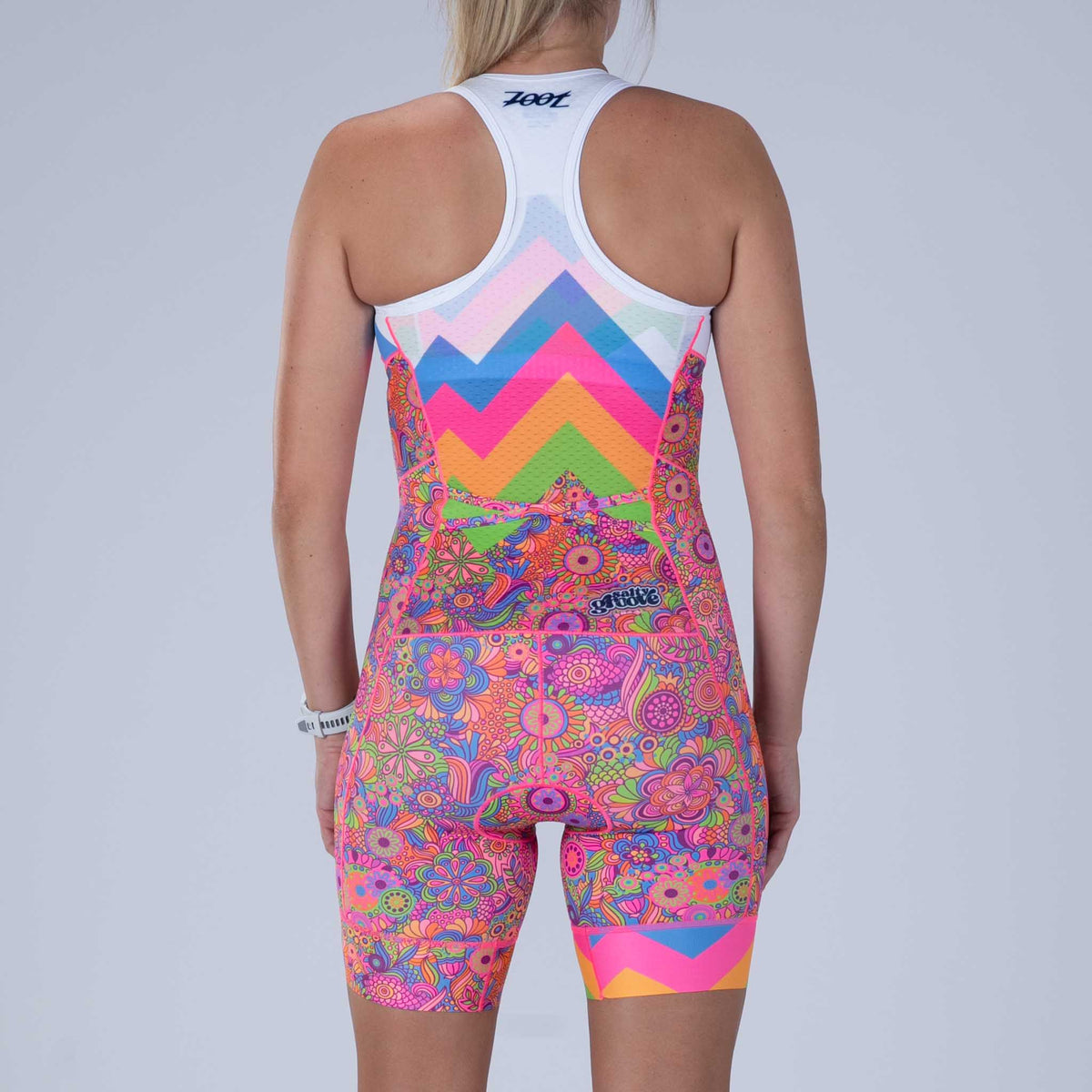 Zoot Sports TRI RACESUITS Women's Ltd Tri Slvs Fz Racesuit - Salty Groove