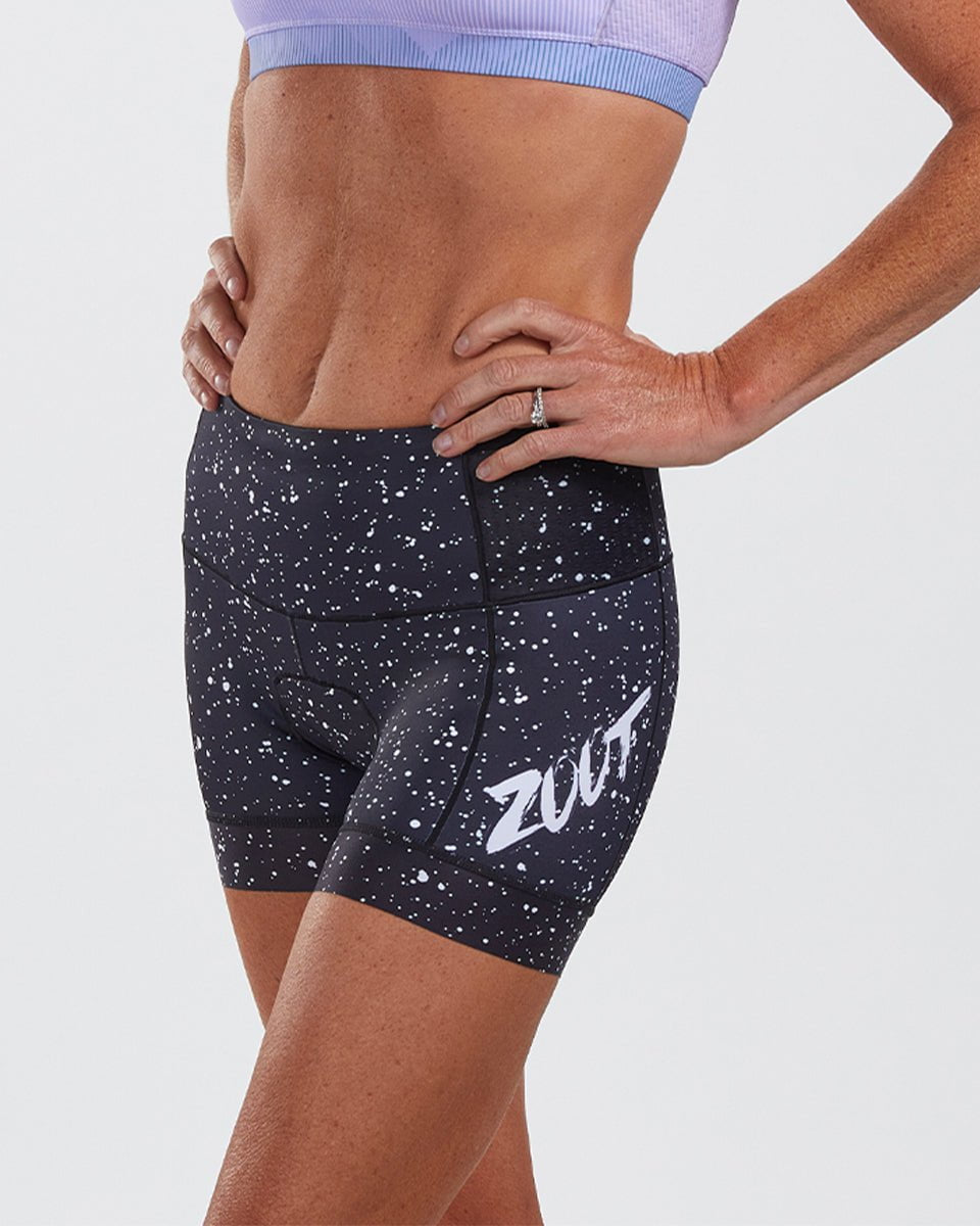 Zoot Sports Triathlon Shorts Womens LTD Triathlon 4 Inch Short - Kona Ice
