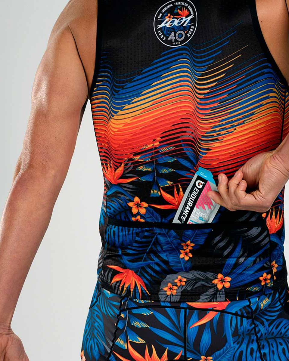 Zoot Sports Triathlon Tops Mens LTD Triathlon Tank - 40 Years