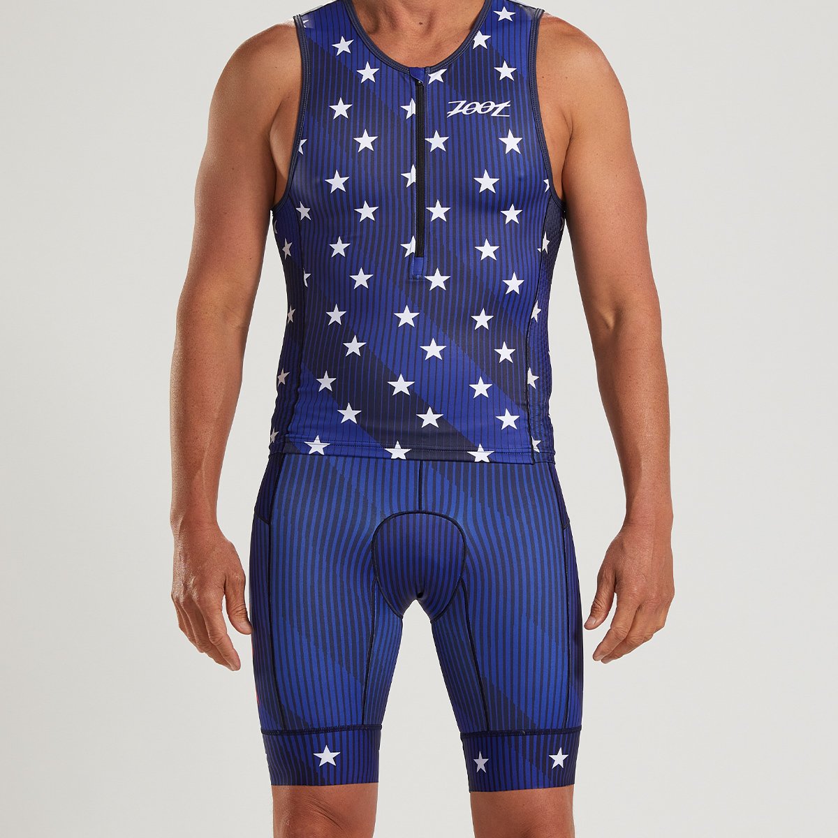 Zoot Sports TRI TOPS MENS LTD TRI TANK - STARS & STRIPES