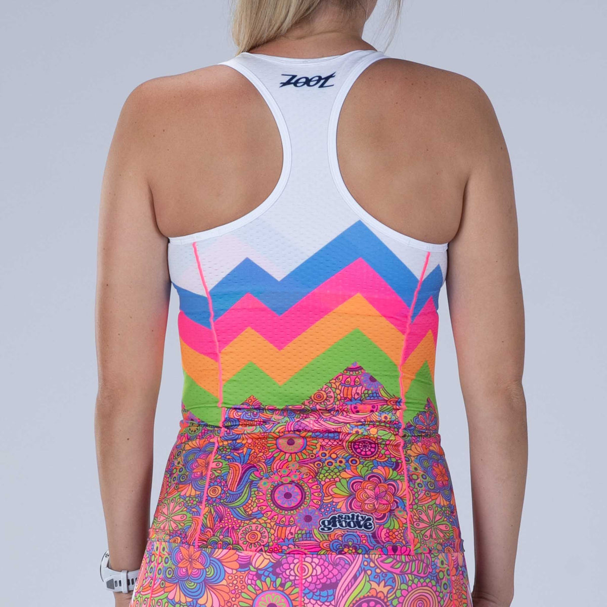 Zoot Sports TRI TOPS Women's Ltd Tri Racerback - Salty Groove