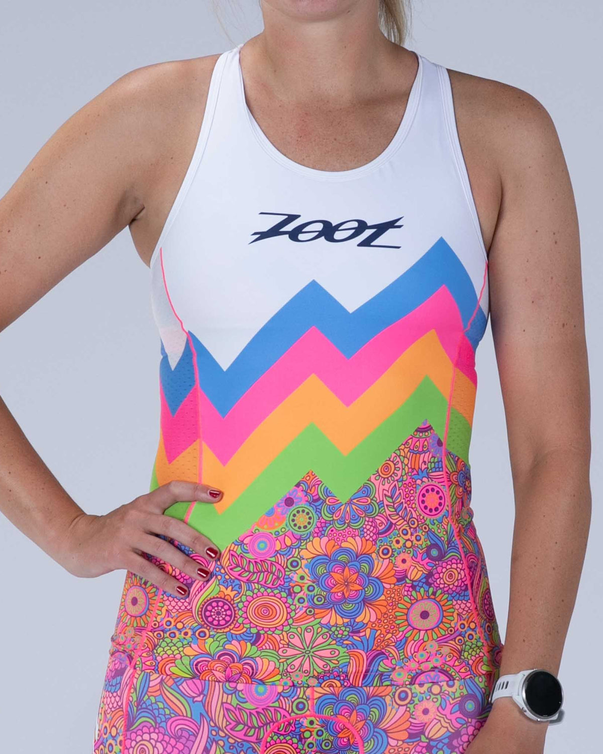 Zoot Sports TRI TOPS Women's Ltd Tri Racerback - Salty Groove
