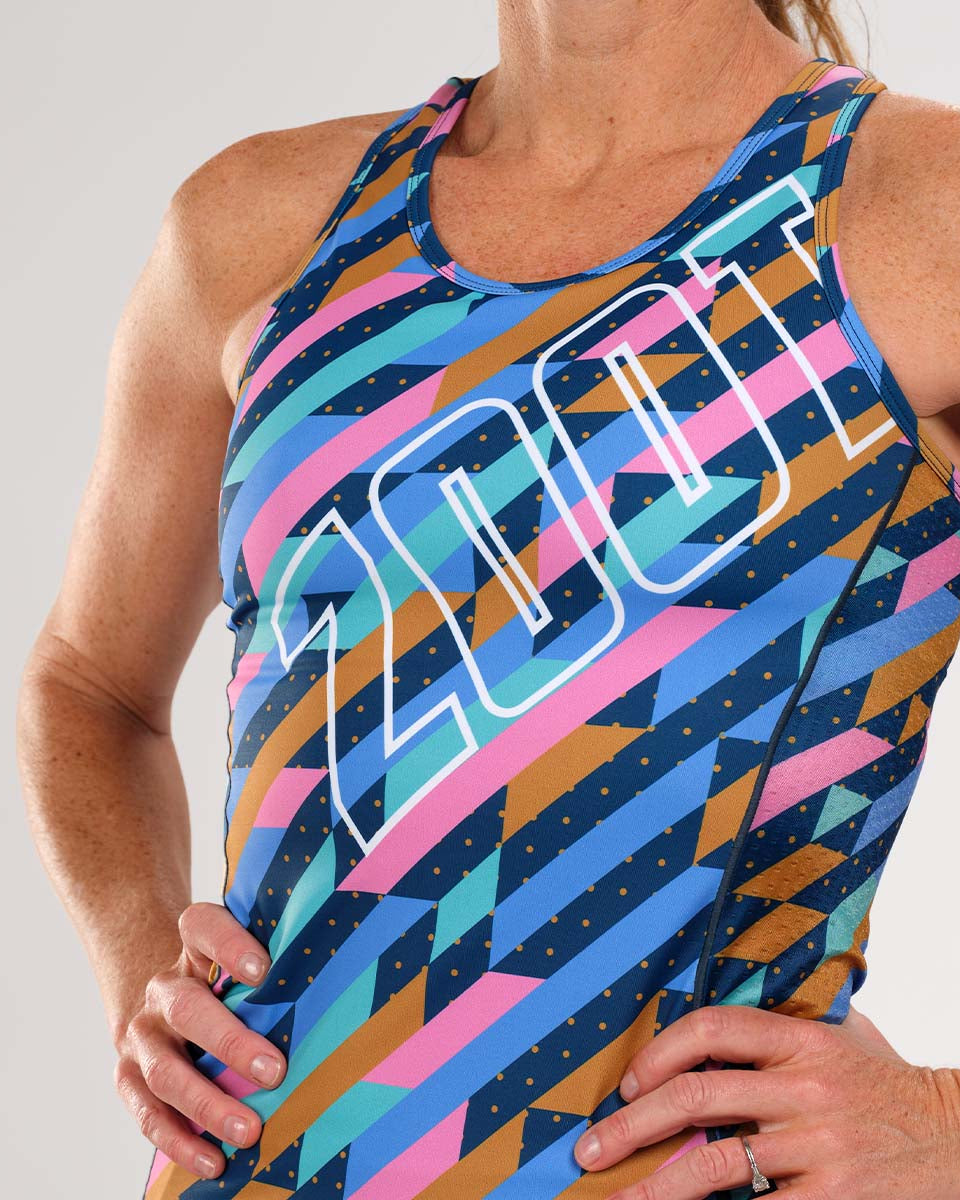 Zoot Sports Triathlon Tops Womens LTD Triathlon Racerback - Unbreakable