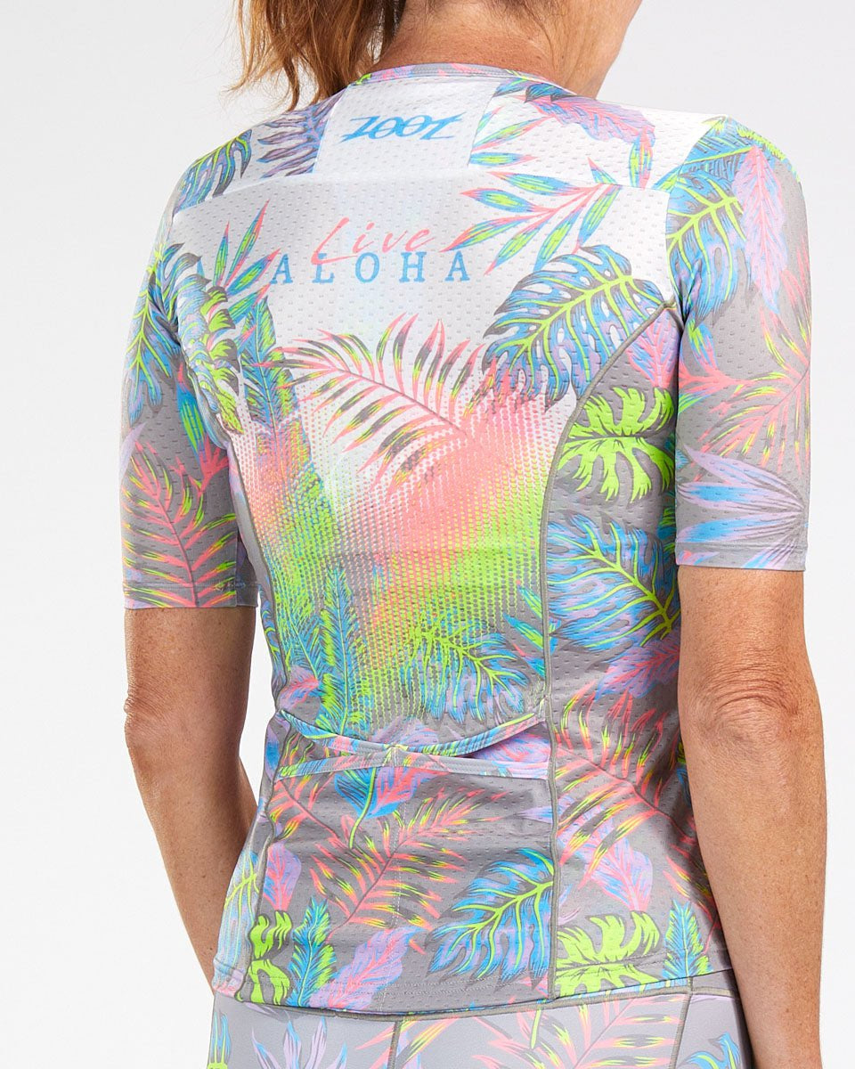 Zoot Sports Triathlon Tops Womens LTD Triathlon Aero Jersey - Live Aloha
