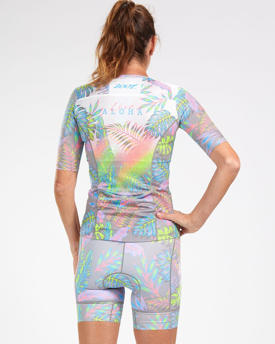 Zoot Sports Triathlon Tops Womens LTD Triathlon Aero Jersey - Live Aloha