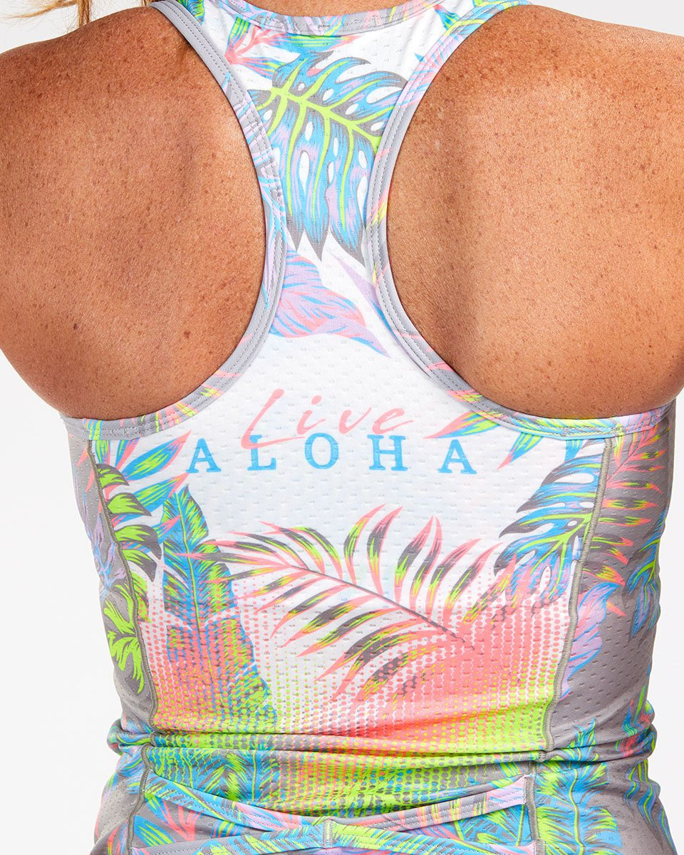 Zoot Sports Triathlon Tops Womens LTD Triathlon Racerback - Live Aloha