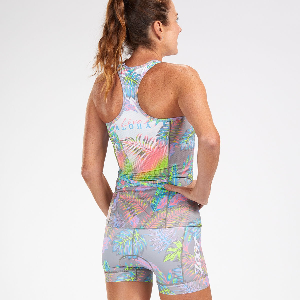 Zoot Sports Triathlon Tops Womens LTD Triathlon Racerback - Live Aloha