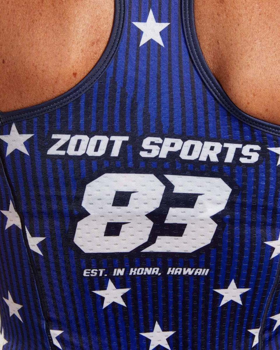 Zoot Sports TRI TOPS WOMENS LTD TRI RACERBACK - STARS & STRIPES