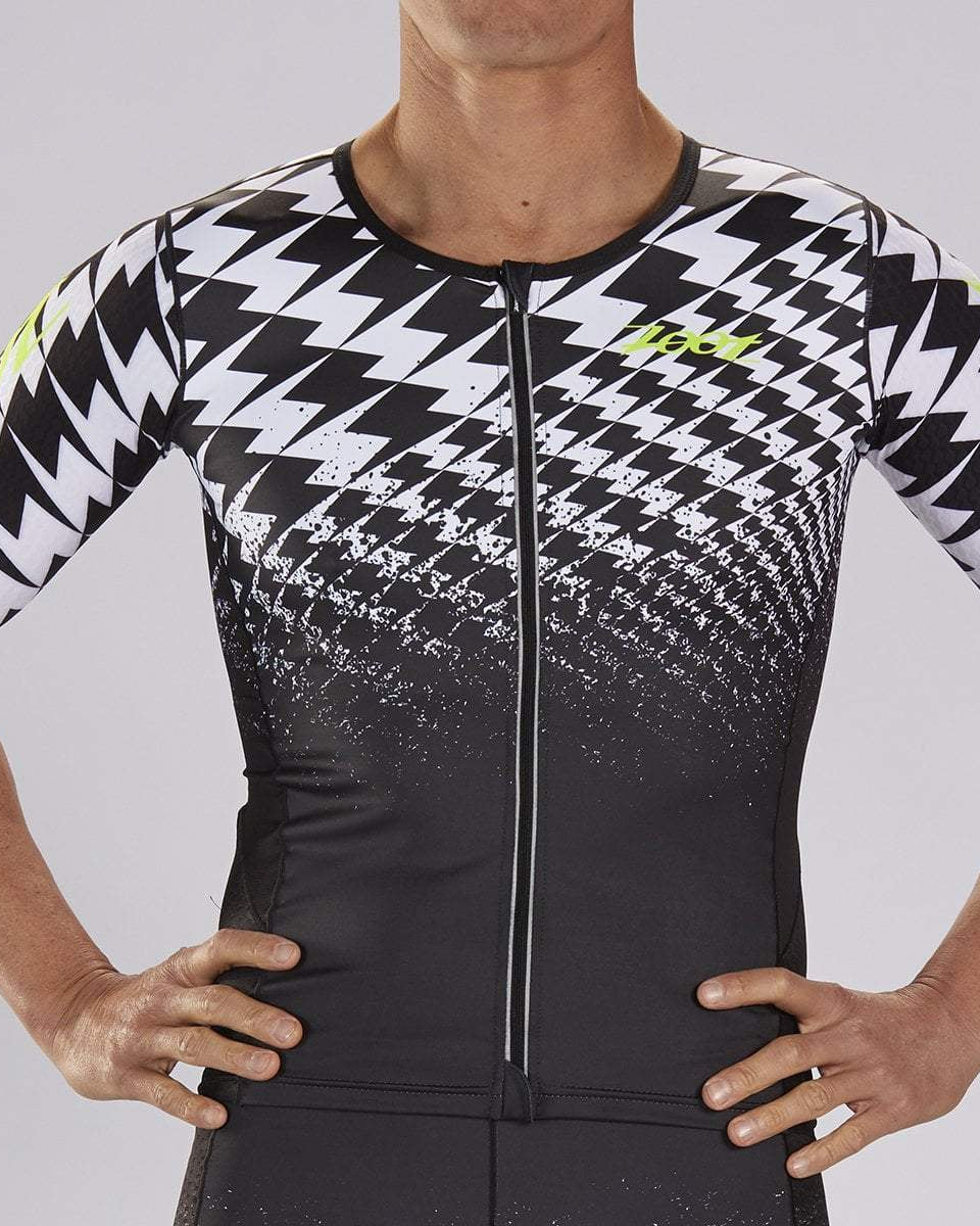 Zoot Sports Mens Ultra Triathlon Aero Shortsleeve Jersey - Bolt