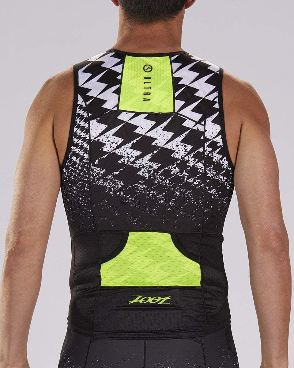 zootsports TRI APPAREL MENS ULTRA TRI AERO TANK - BOLT