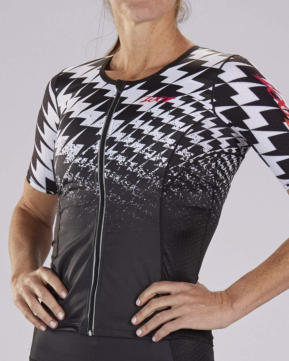 Zoot Sports Womens Ultra Triathlon Aero Shortsleeve Jersey - Bolt