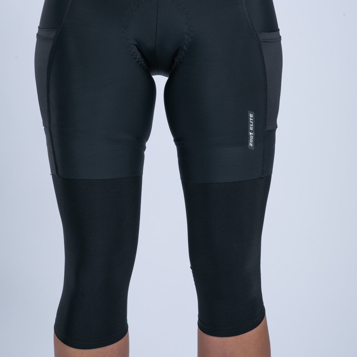 Zoot Sports ACCESSORIES Unisex Elite Cycle Hallocore Thermal Knee Warmers - Jet Black