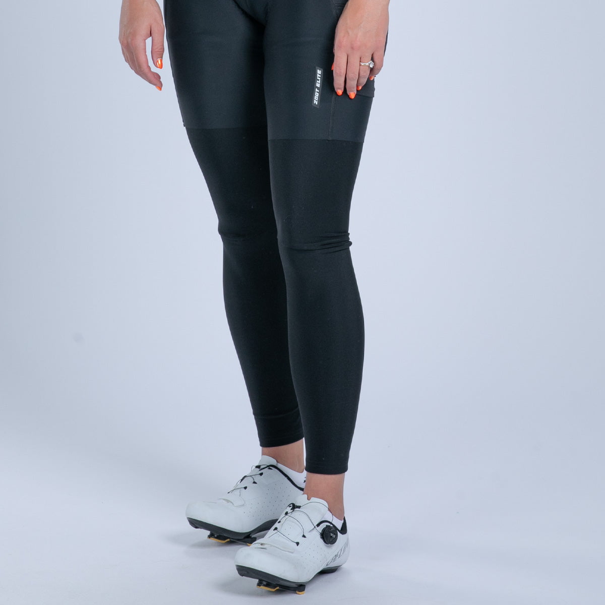 Zoot Sports ACCESSORIES Unisex Elite Cycle Hallocore Thermal Leg Warmers - Jet Black