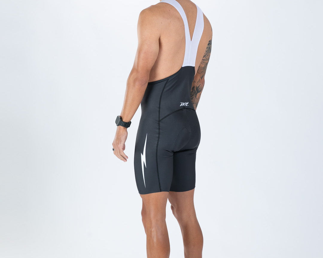 Zoot Sports BIKE BOTTOMS Men's Ltd Cycle Seamless Bib Short - Elements Bolts