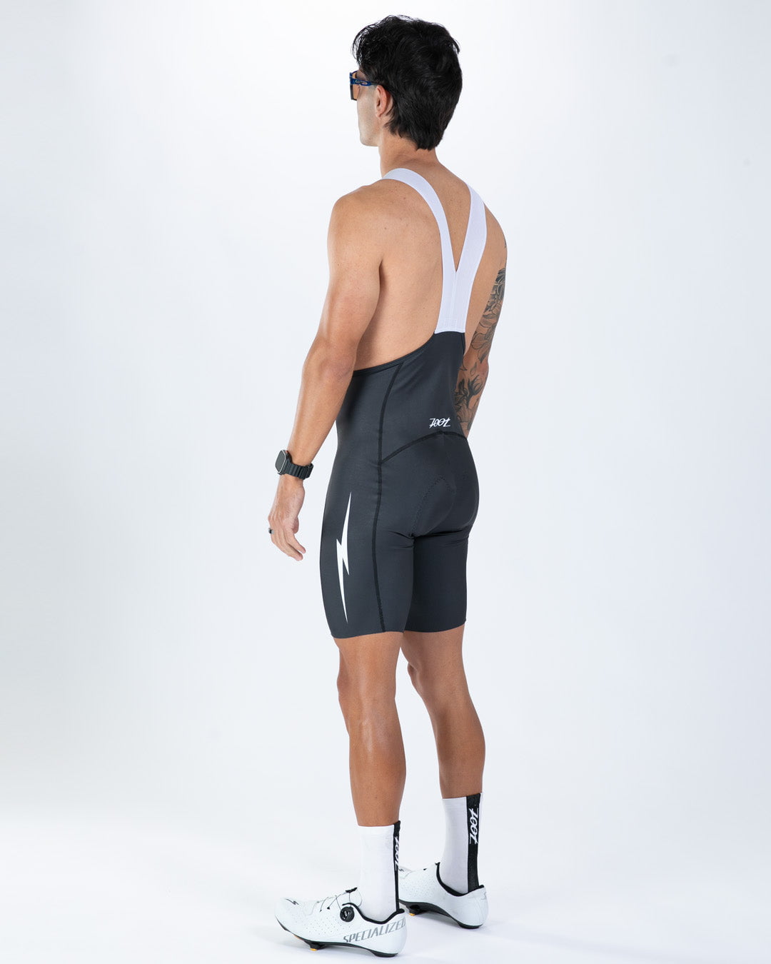 Zoot Sports BIKE BOTTOMS Men's Ltd Cycle Seamless Bib Short - Elements Bolts