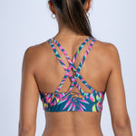 Zoot Sports BIKINI TOPS Women's Ltd Swim Crossback Bikini Top - Island Original